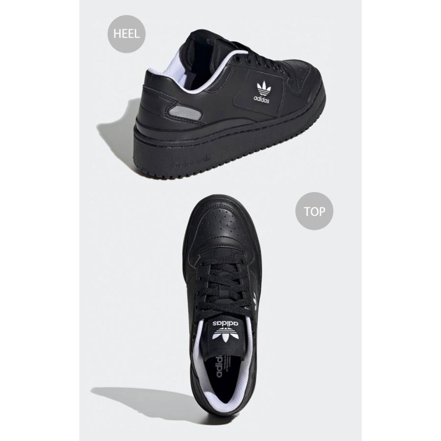 adidas（アディダス） スニーカー FORUM BOLD J JH5592 BLACK WHITE