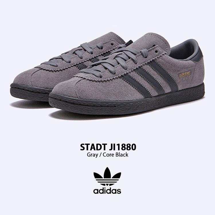 adidas ダークグレー スリーストライプス シューズ adidas Originals アディダス オリジナルス スニーカー STADT