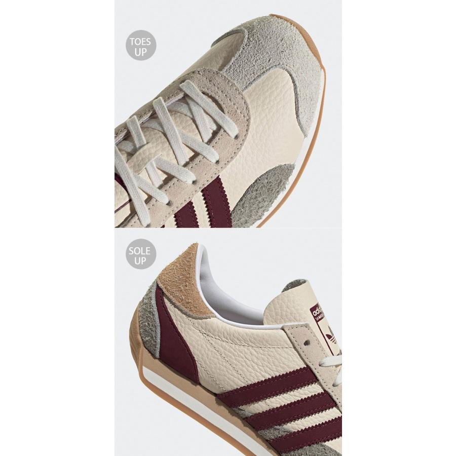 ★adidas Originals★Country OG★シルバー/マルーン★ adidas Country Og Womens Fashion Sneakers in Silver Maroon