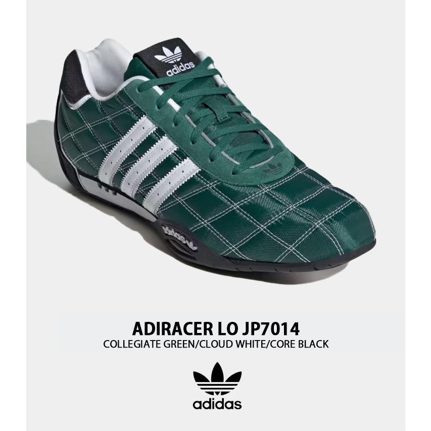 adidas アディダス スニーカー ADIRACER LO JP7014 GREEN WHITE