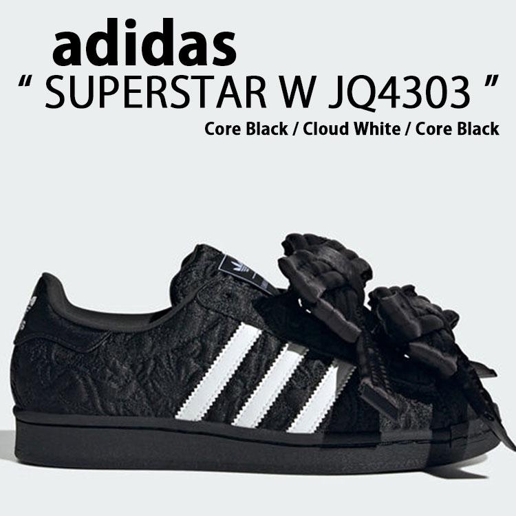 adidas 黒 ハート 22.5㎝ スニーカー レディース adidas アディダス スニーカー レディース SUPERSTAR W JQ4303