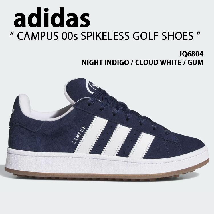 asics ゴルフシューズ　スパイクレス　ネイビー adidas（アディダス） スニーカー CAMPUS 00s SPIKELESS GOLF SHOES