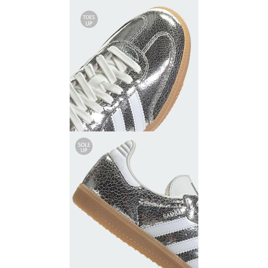 アディダス] サンバ OG W SAMBA OG シルバー/フットウェアホワイト