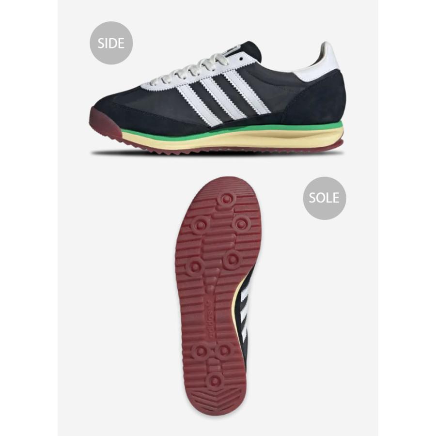 adidas originals アディダス スニーカー SL72 RS BOB MARLEY ボブマーリー JR7973 シューズ BLACK WHITE ナイロン スエード テラス系 adidas（アディダス） adidas originals スニーカー SL72 RS BOB