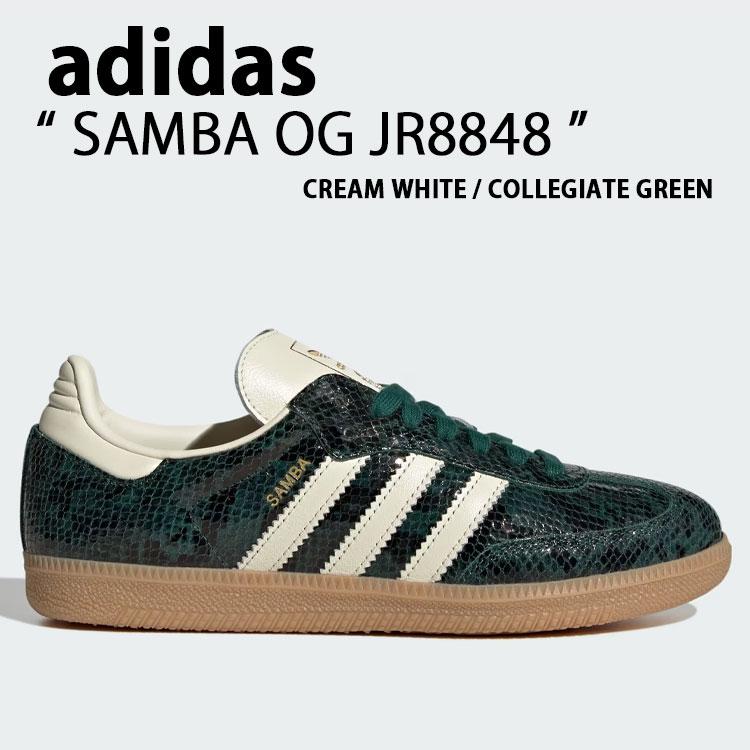 adidas originals アディダス スニーカー SAMBA OG JR8848 GREEN シューズ サンバOG グリーン テラス系 Tトゥ スネーク メンズ レディース adidas（アディダス） adidas originals スニーカー SAMBA OG JR8848