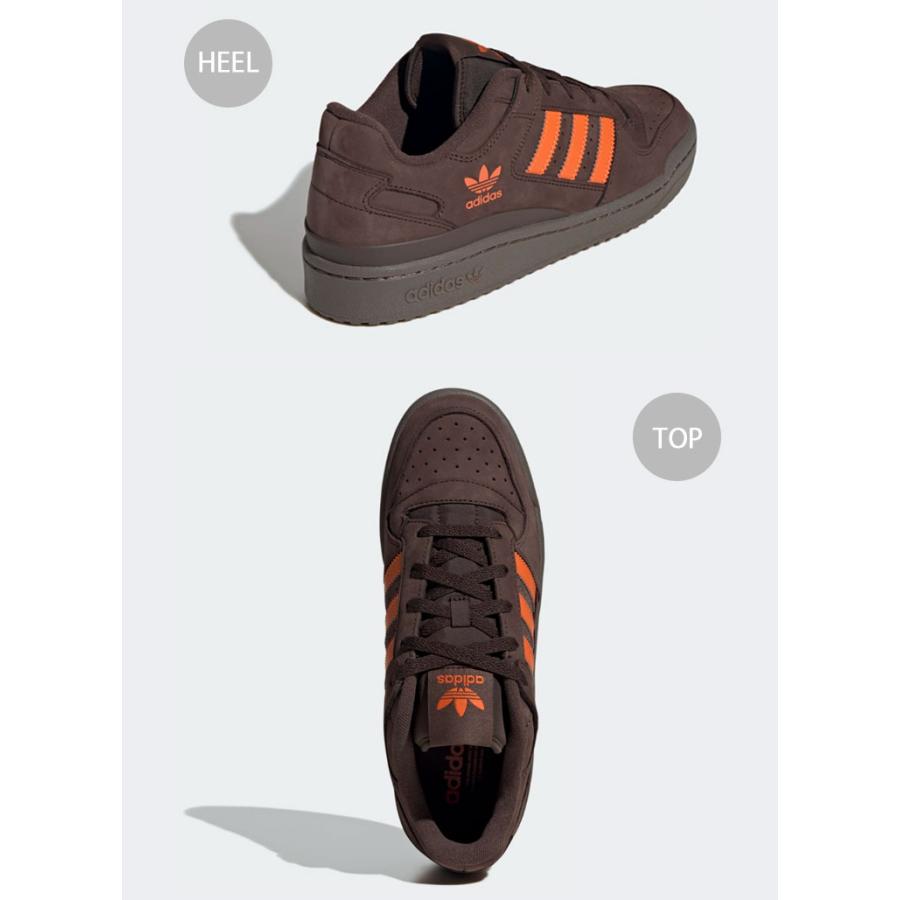 adidas（アディダス） スニーカー FORUM LOW CL JS0508 BROWN ORANGE