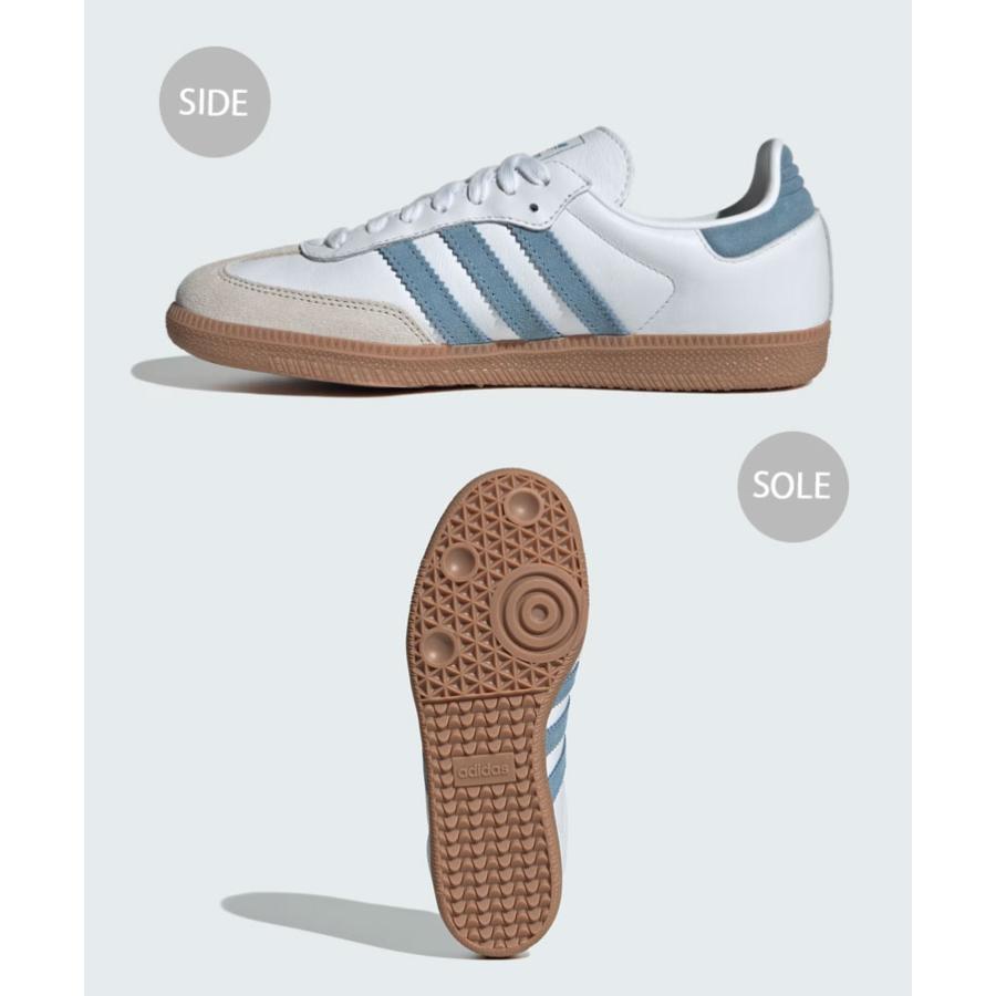 adidas originals アディダス スニーカー SAMBA OG WHITE ALUMINA BLUE JS1391 シューズ サンバ オリジナル ホワイト アルミナ ブルー adidas（アディダス） adidas originals スニーカー SAMBA OG WHITE