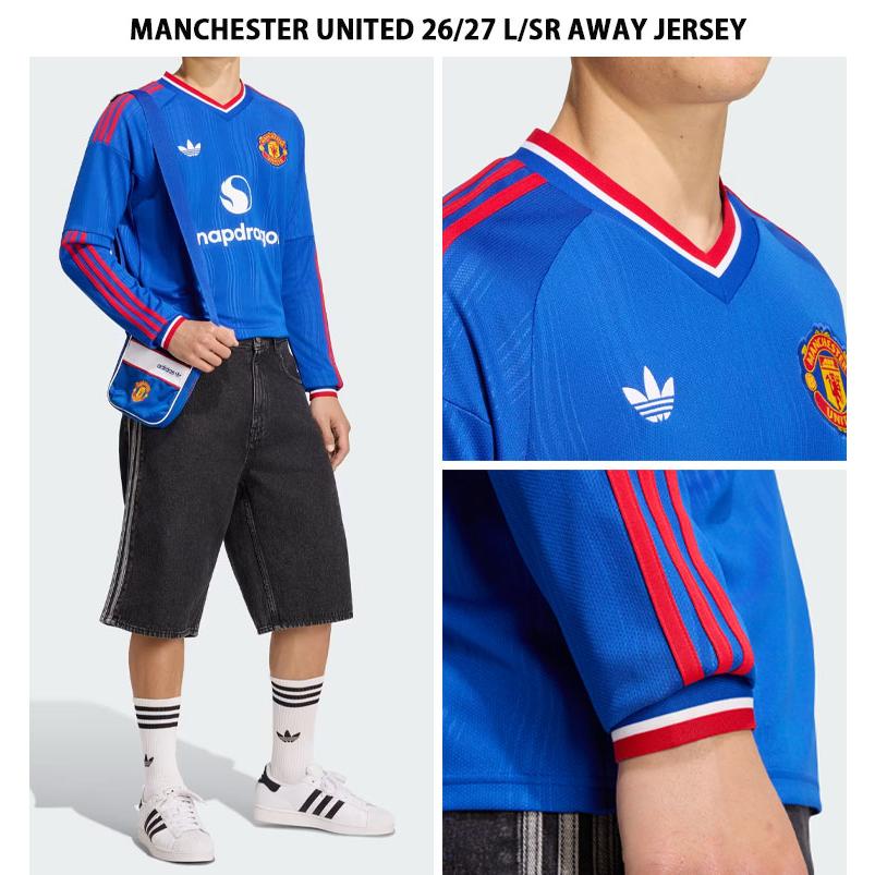 adidas（アディダス） マンUユニ 長袖 ジャージ Tシャツ MANCHESTER
