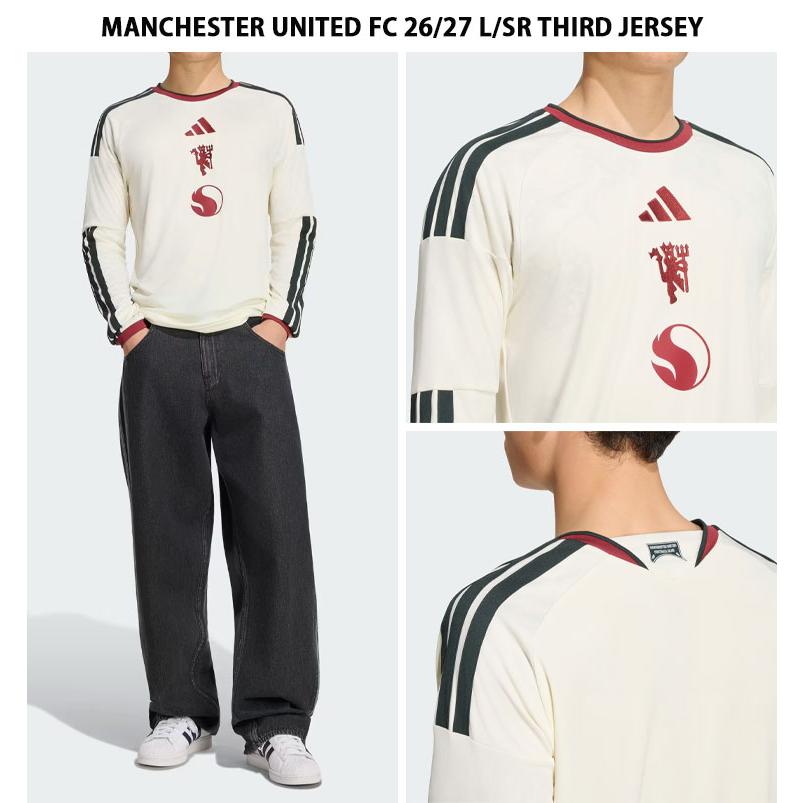 adidas（アディダス） 長袖 ジャージ Tシャツ サードユニ MANCHESTER