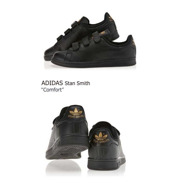 adidas STANSMITH CF アディダス スタンスミス ベルクロ Black ブラック S75189｜a-dot｜03