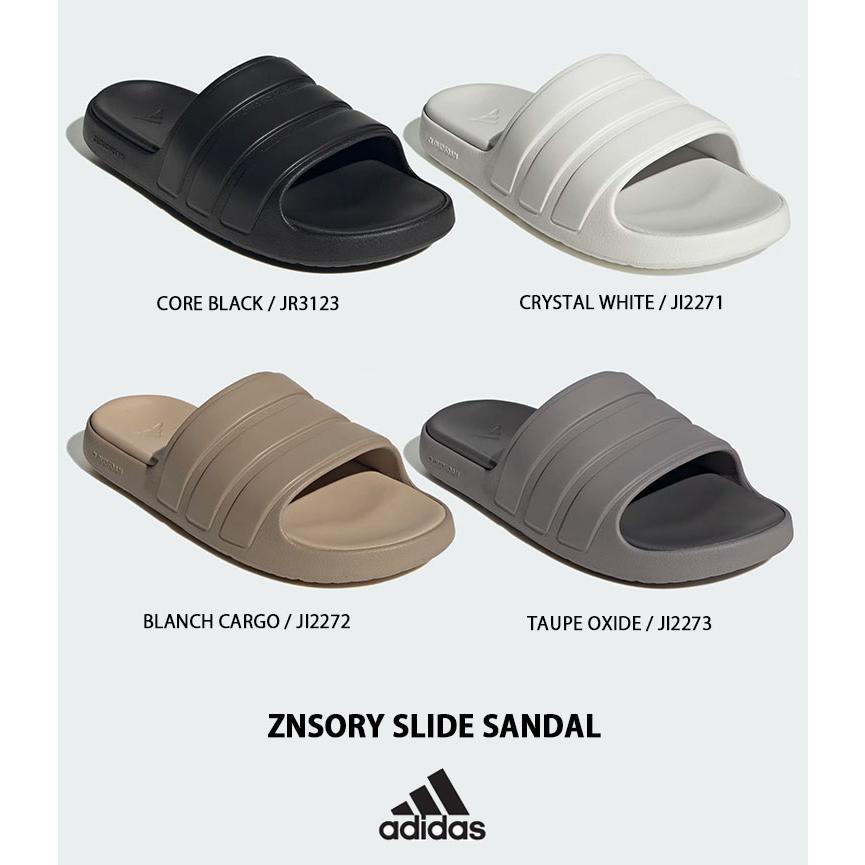 adidas（アディダス） サンダル スライドサンダル シャワーサンダル ZNSORY SLIDE SANDAL クッション BLACK ...