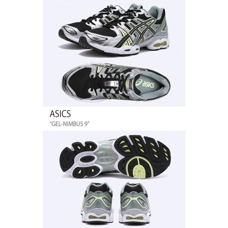 ASICS アシックス スニーカー GEL-NIMBUS 9 BLACK PURE SILVER ASICS アシックス スニーカー GEL-NIMBUS 9 BLACK PURE SILVER