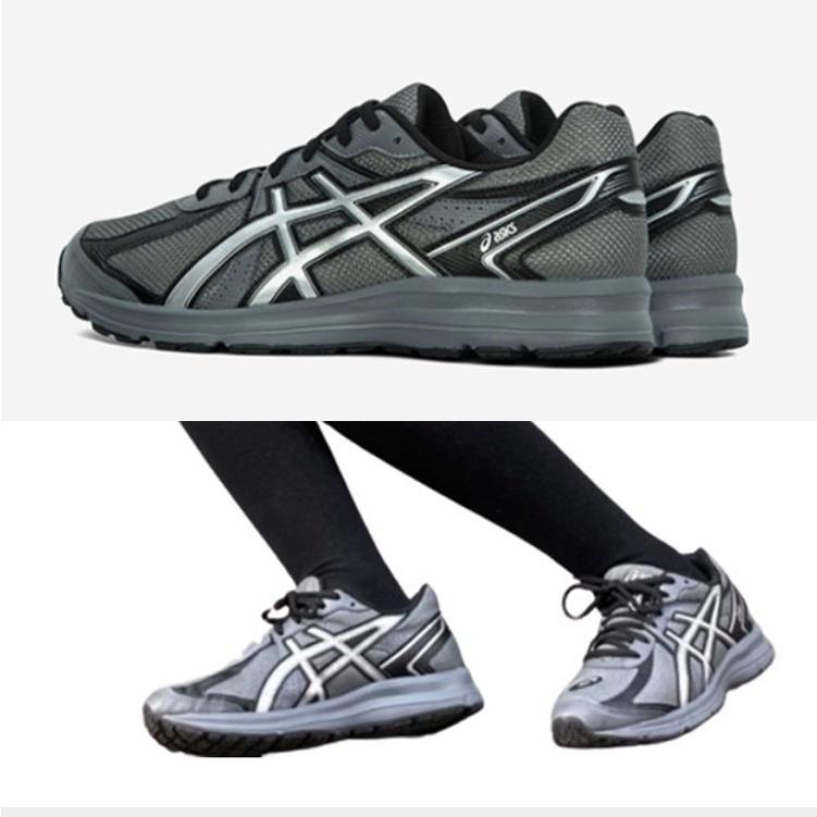 ASICS（アシックス） スニーカー JOG 100S STEEL GRAY SILVER 1201A944
