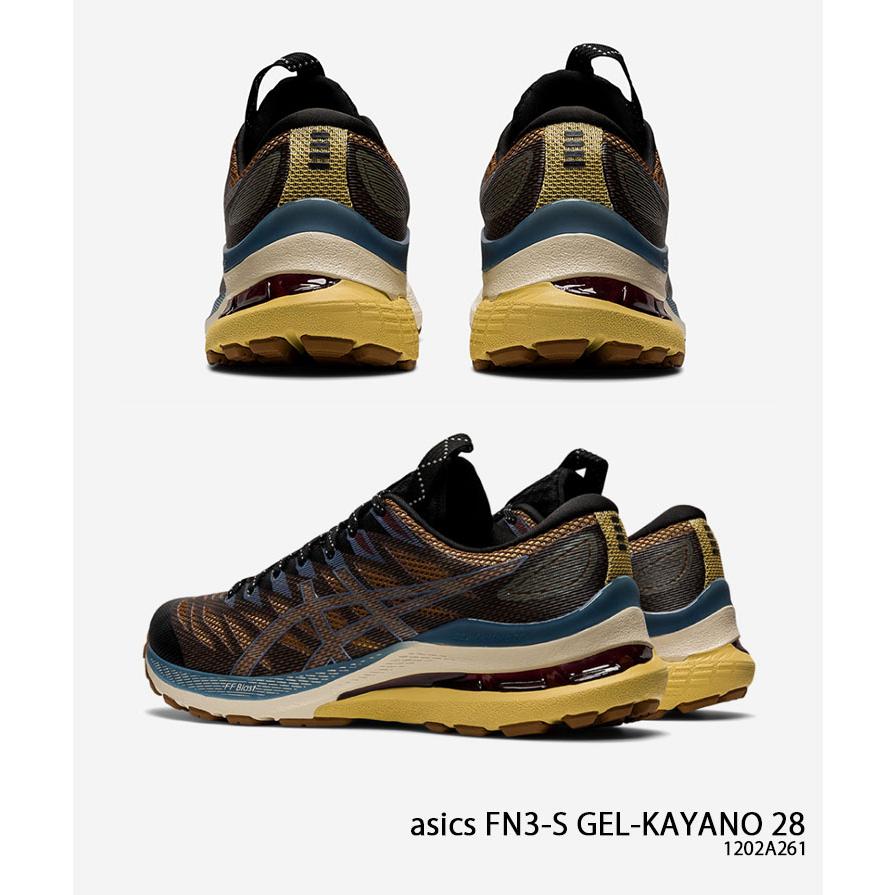 asics アシックス スニーカー GEL-KAYANO 28 FN3-S ゲル カヤノ  1202A261 シューズ ANTHRACITE GOLD GelKayano ゲルカヤノ ランニングシューズ｜a-dot｜04