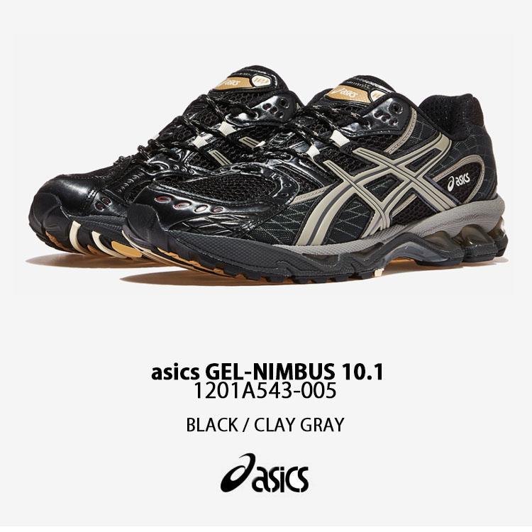 【未使用級】ASICS GEL-NIMBUS 10.1 サイズ23.5cm ASICS（アシックス） スニーカー GEL-NIMBUS 10.1 BLACK CLAY GRAY