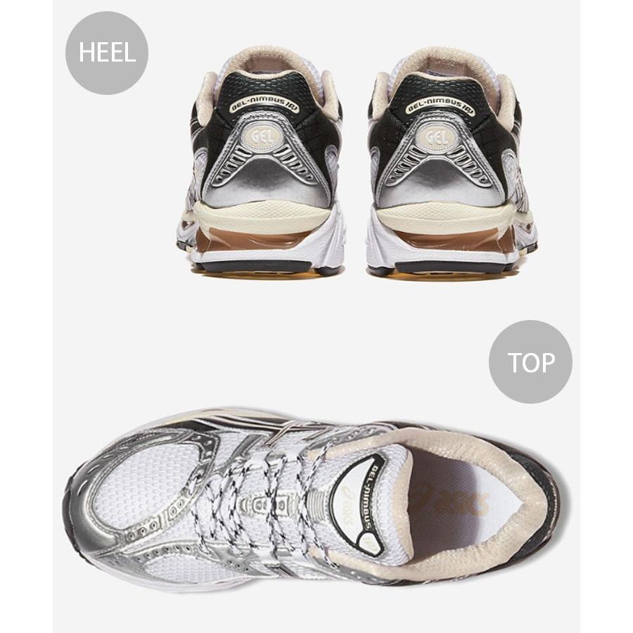 ASICS アシックス スニーカー GEL-NIMBUS 10.1 WHITE OBSIDIAN