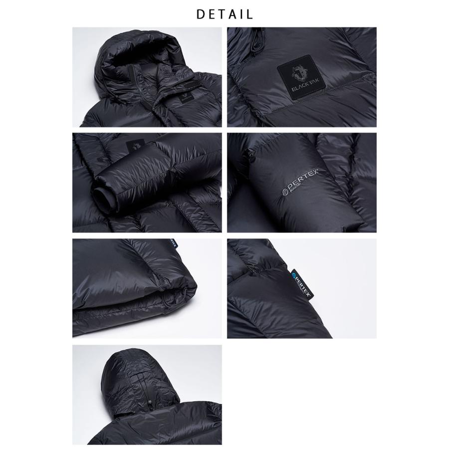 BLACK YAK ブラックヤック ダウンコート M ULTIMO DOWN JACKET ダウン ジャケット ウルティモ フード一体型 BLACK MUSTARD TEAL メンズ レディース 1BYPAW2013の画像