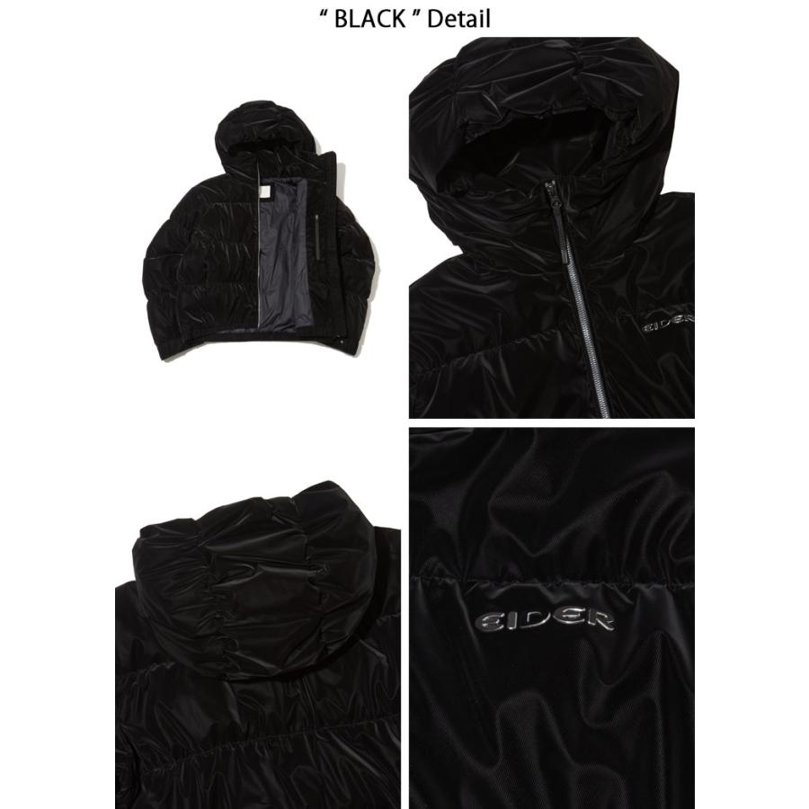 EIDER アイダー レディース パディングジャケット SHIRRING WNS DOWN JACKET シャーリング ダウンジャケット ブルー ブラック DWW25568 韓国ファッションの画像