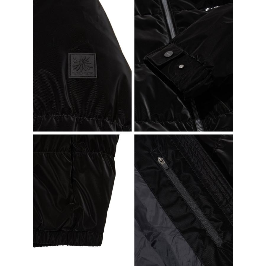 EIDER アイダー レディース パディングジャケット SHIRRING WNS DOWN JACKET シャーリング ダウンジャケット ブルー ブラック DWW25568 韓国ファッションの画像