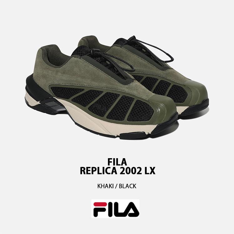 FILA（フィラ） スニーカー REPLICA 2002 LX KHAKI BLACK 047 レプリカ