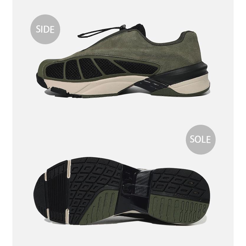 FILA フィラ スニーカー REPLICA 2002 LX KHAKI BLACK 047 レプリカ2002 モックシューズ 1RM02847G-047 スリッポン カーキ ブラック FILA（フィラ） スニーカー REPLICA 2002 LX KHAKI BLACK 047 レプリカ