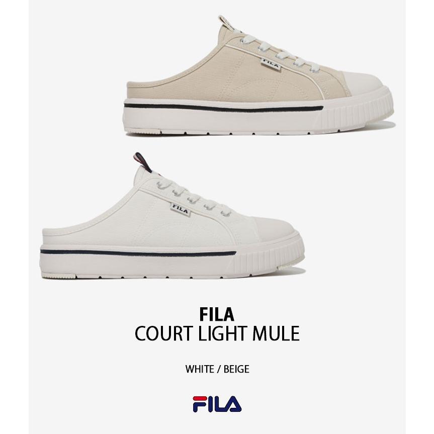 FILA(フィラ)★男女兼用_コートライト_5色 FILA フィラ スニーカー COURT LIGHT MULE 1TM01782F_100/920