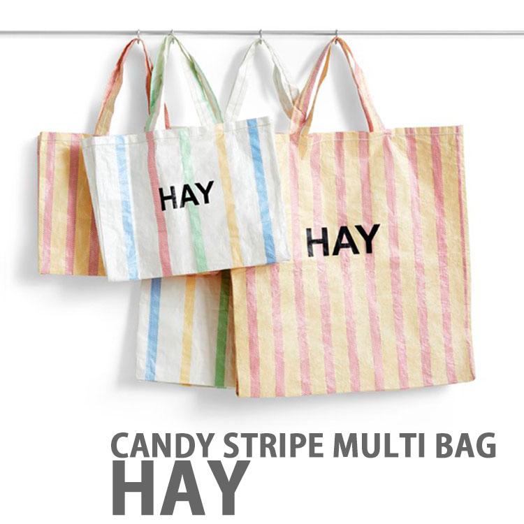 HAY（ヘイ） トートバッグ ショッパーバッグ 大型 大判 CANDY STRIPE