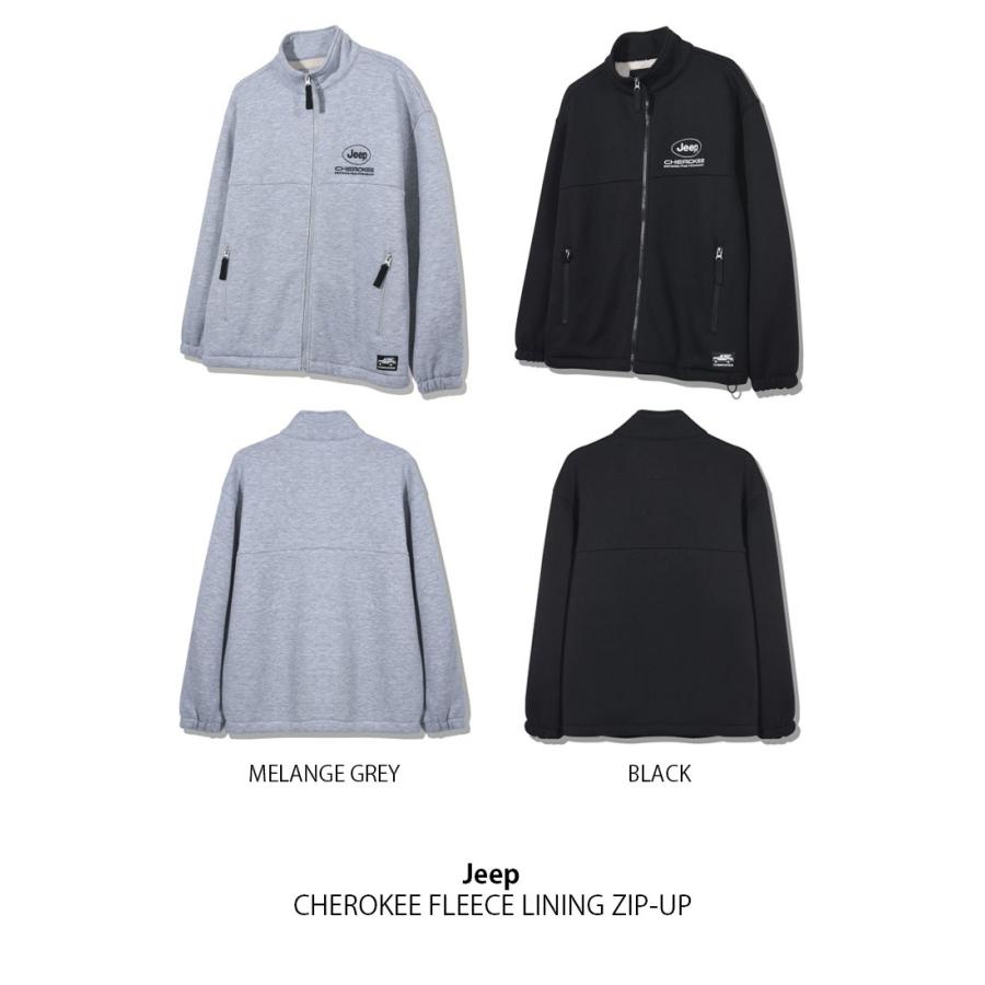 Jeep ジープ フリースジャケット ジャージ CHEROKEE FLEECE LINING ZIP-UP チェロキー フリース ライニング ジップアップ メンズ レディース JO5TZU839｜a-dot｜05