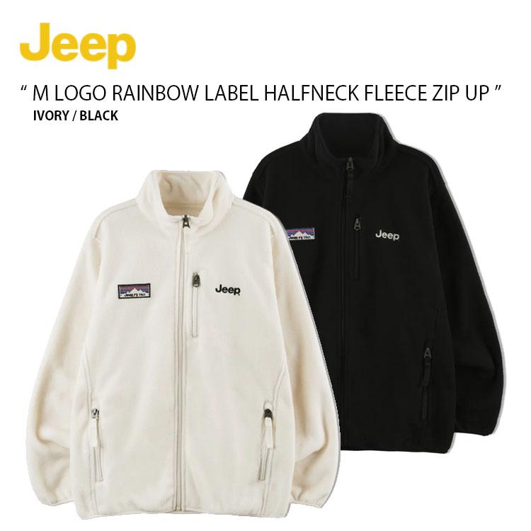 Jeep ジープ フリースジャケット M LOGO RAINBOW LABEL HALFNECK Jeep ジープ フリースジャケット M LOGO RAINBOW LABEL HALFNECK