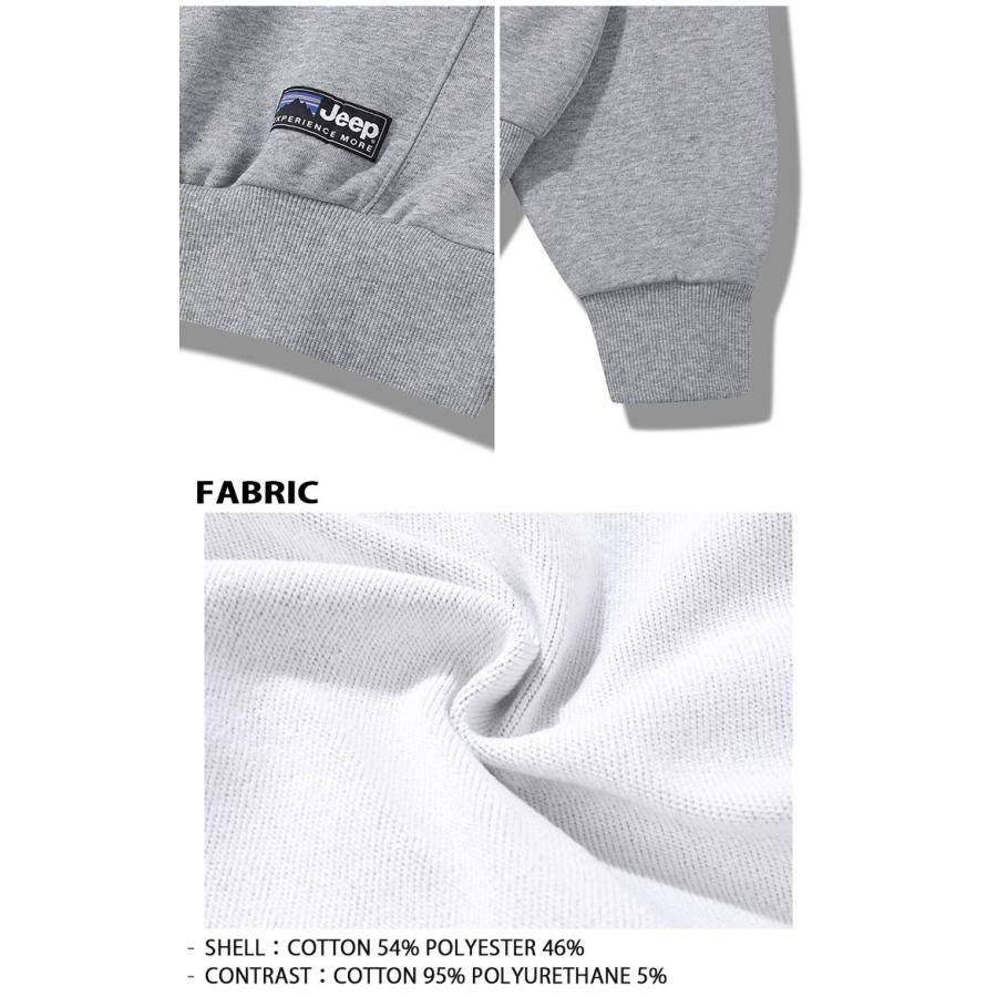 Jeep ジープ レディース スウェット HALF ZIP-UP M-LOGO WOMEN MTM