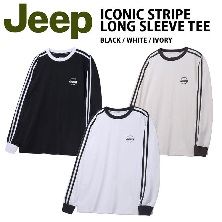 Jeep ジープ 長袖 Tシャツ ICONIC STRIPE LONG SLEEVE T-SHIRT