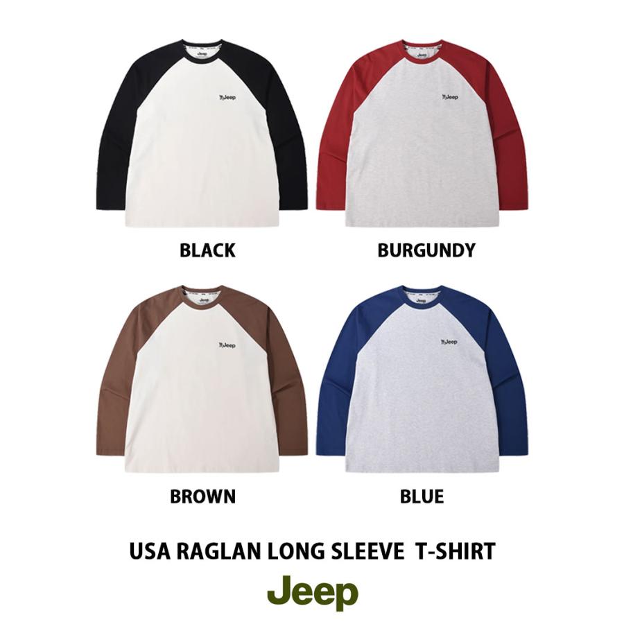 トップス  grunge raglan long sleeve t-shirt Jeep ジープ 長袖 Tシャツ USA JEEP RAGLAN LONG SLEEVE T-SHIRT