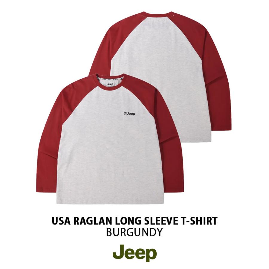 Jeep ジープ 長袖 Tシャツ USA JEEP RAGLAN LONG SLEEVE T-SHIRT