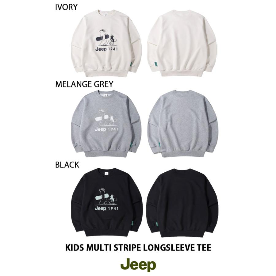 Jeep ジープ キッズ スウェット GREEN LABEL PENGUIN BEAR SWEATSHIRT グリーンラベル ペンギンクマ スウェットシャツ トレーナー 長袖 子供用 KQ5TSU890の画像