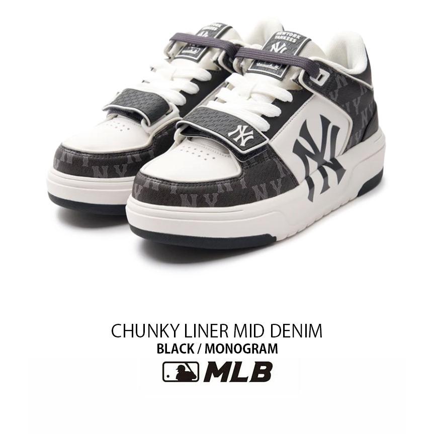 MLB エムエルビー スニーカー CHUNKY LINER MID DENIM MONOGRAM MLB エムエルビー スニーカー CHUNKY LINER MID DENIM MONOGRAM
