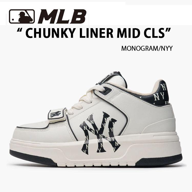 MLB エムエルビー レディース 厚底スニーカー MLB CHUNKY LINER MID