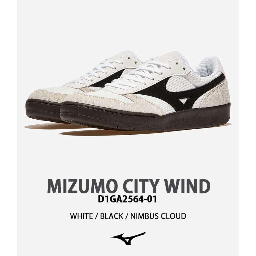 MIZUNO（ミズノ） スニーカー CITY WIND D1GA2564-01 WHITE BLACK
