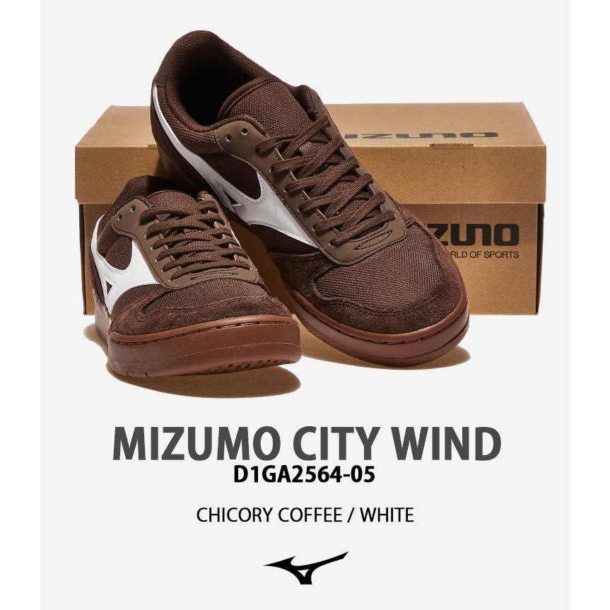 MIZUNO（ミズノ） スニーカー CITY WIND D1GA2564-05 BROWN WHITE