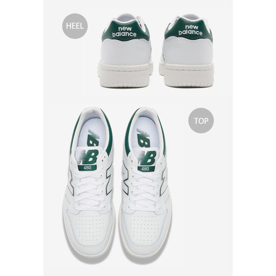 New Balance（ニューバランス） スニーカー BB480LGT WHITE GREEN