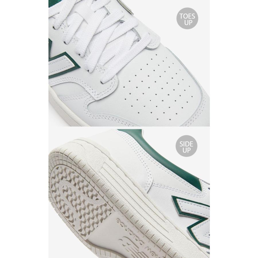 New Balance ニューバランス スニーカー BB480LGT WHITE GREEN NewBalanceBB480 ニューバランスBB480 シューズ レザー 本革 ホワイト グリーン