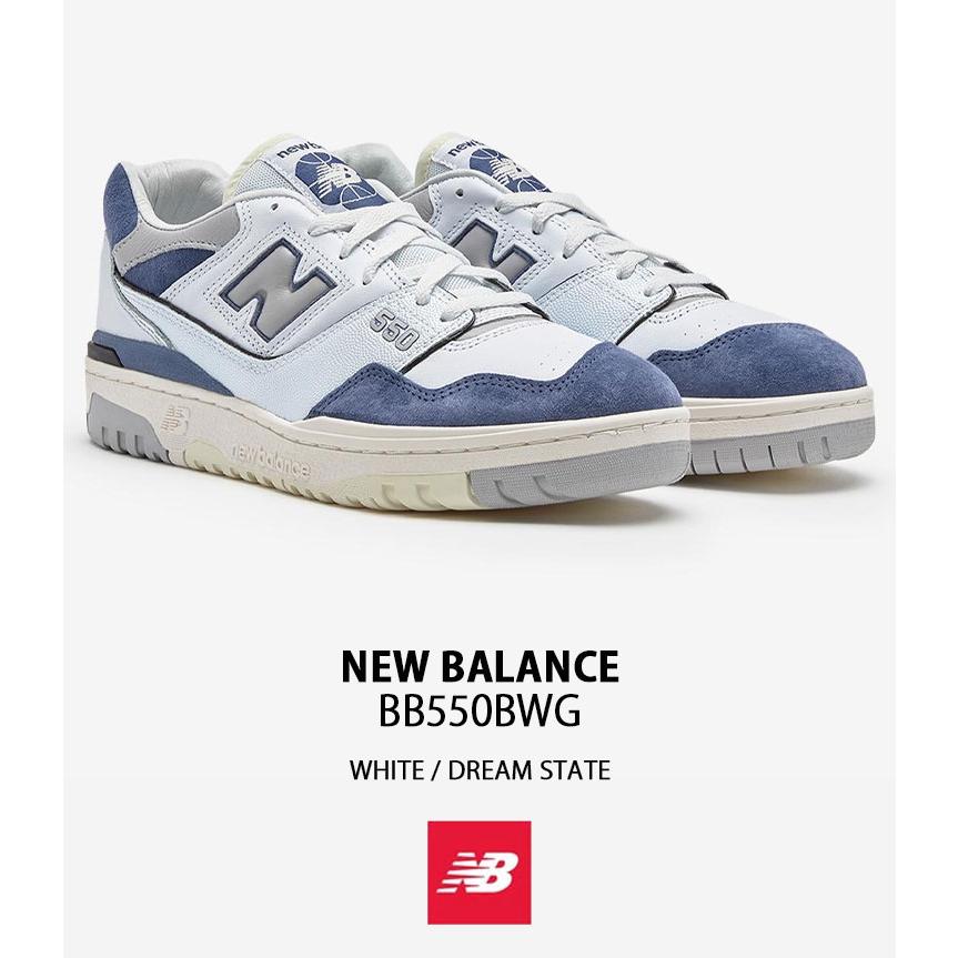 New Balance（ニューバランス） スニーカー BB550BWG WHITE BLUE