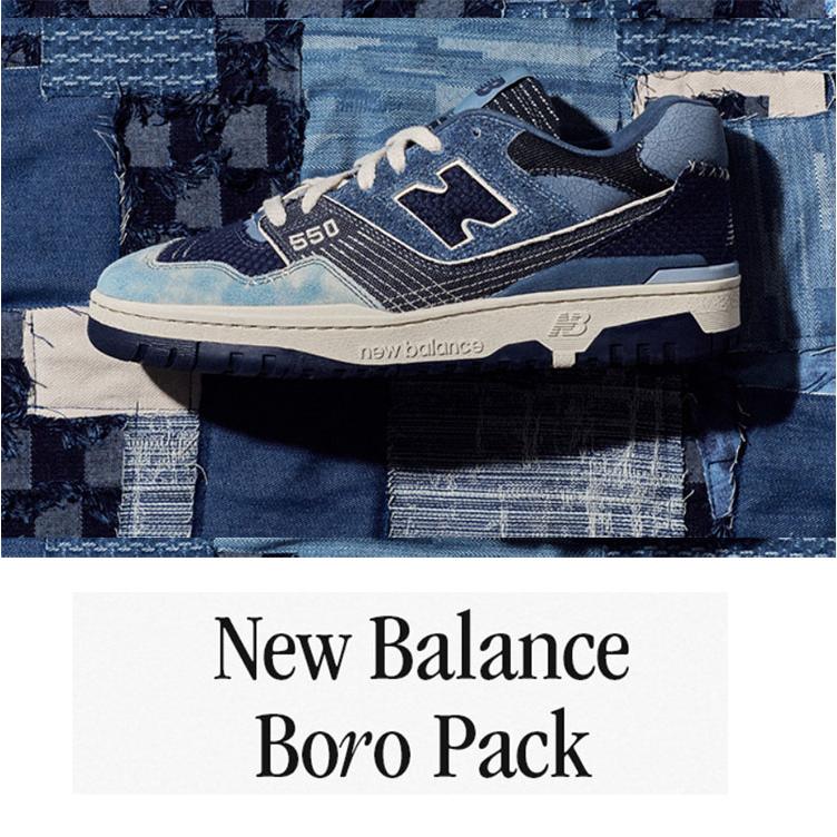 New Balance（ニューバランス） スニーカー BB550J デニム BLUE NAVY 