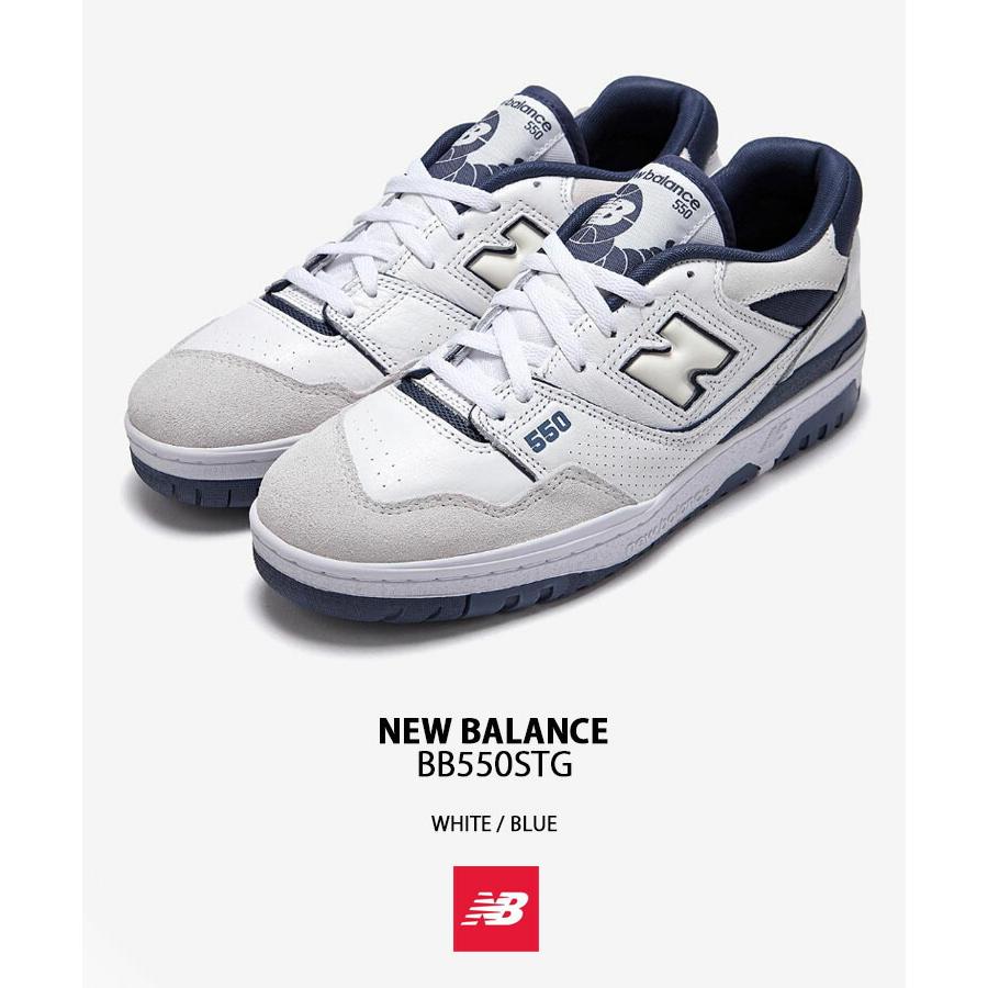 New Balance（ニューバランス） スニーカー BB550STG WHITE BLUE