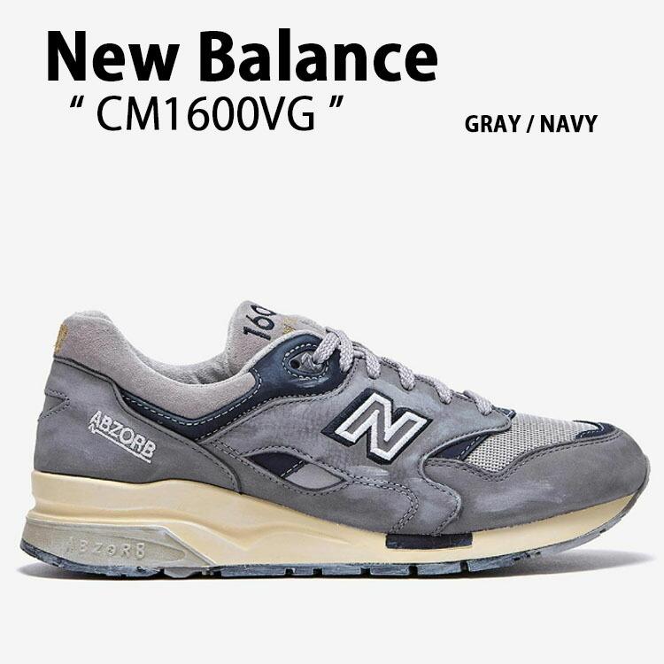 New Balance ニューバランス スニーカー CM1600VG NEWBALANCE 1600 GRAY NAVY シューズ レザー 本革  グレー ネイビー メンズ レディース :nb-cm1600vg:セレクトショップ a-dot - 通販 - Yahoo!ショッピング