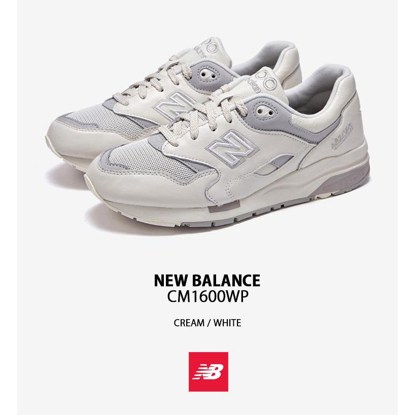 New Balance ニューバランス スニーカー CM1600WP NEWBALANCE 1600 WHITE CREAM GRAY