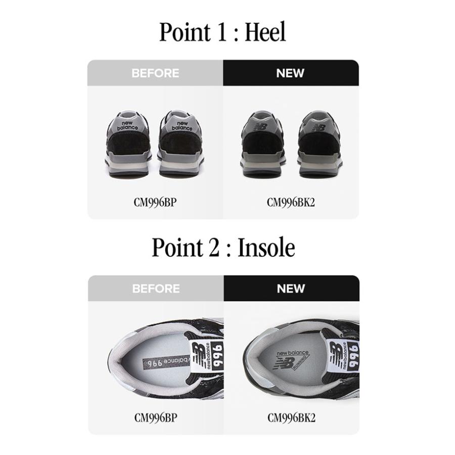 New Balance（ニューバランス） スニーカー CM996BK2 BLACK GRAY