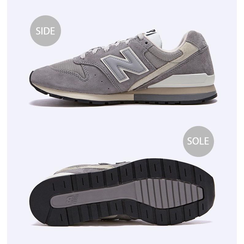 New Balance ニューバランス スニーカー CM996RV2 KHAKI GRAY シューズ NewBalanceCM996 ニューバランスCM996 グレー スウェードシューズ スウェードスニーカー｜a-dot｜04