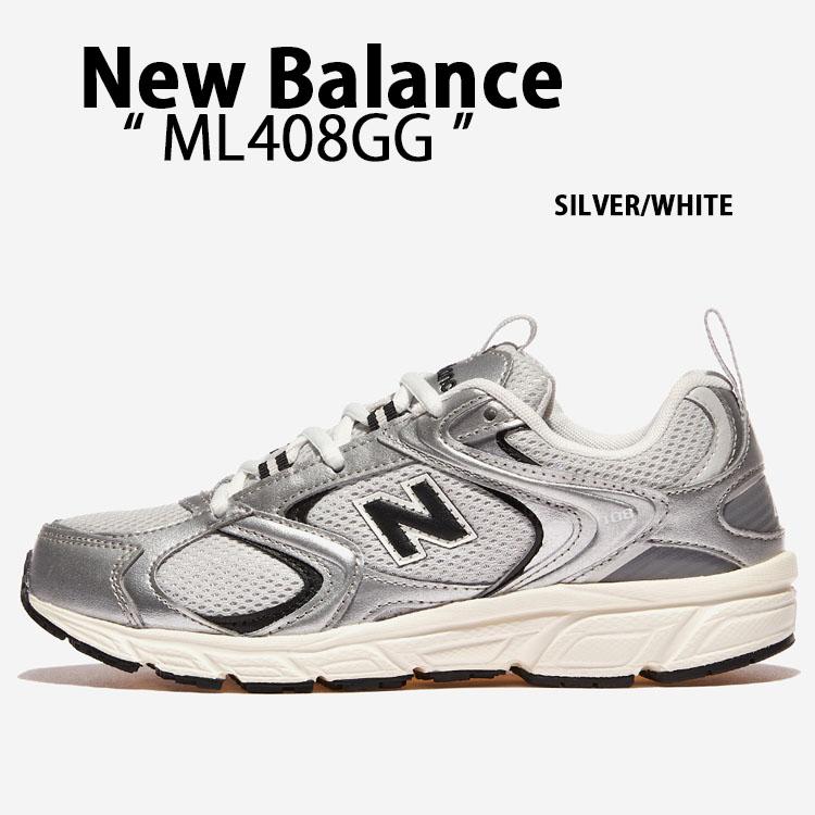 New Balance（ニューバランス） スニーカー ML408GG SILVER WHITE