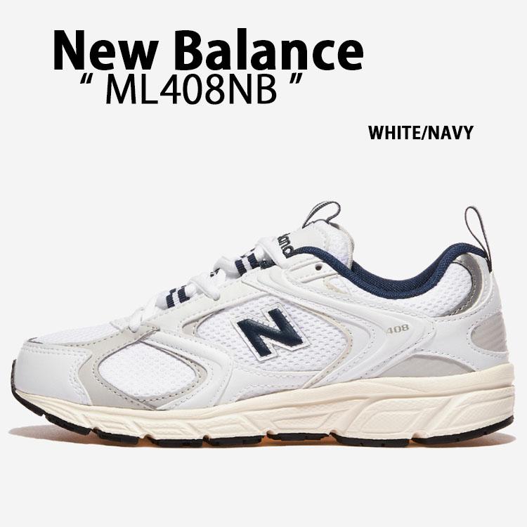 New Balance ニューバランス スニーカー ML408NB WHITE NAVY