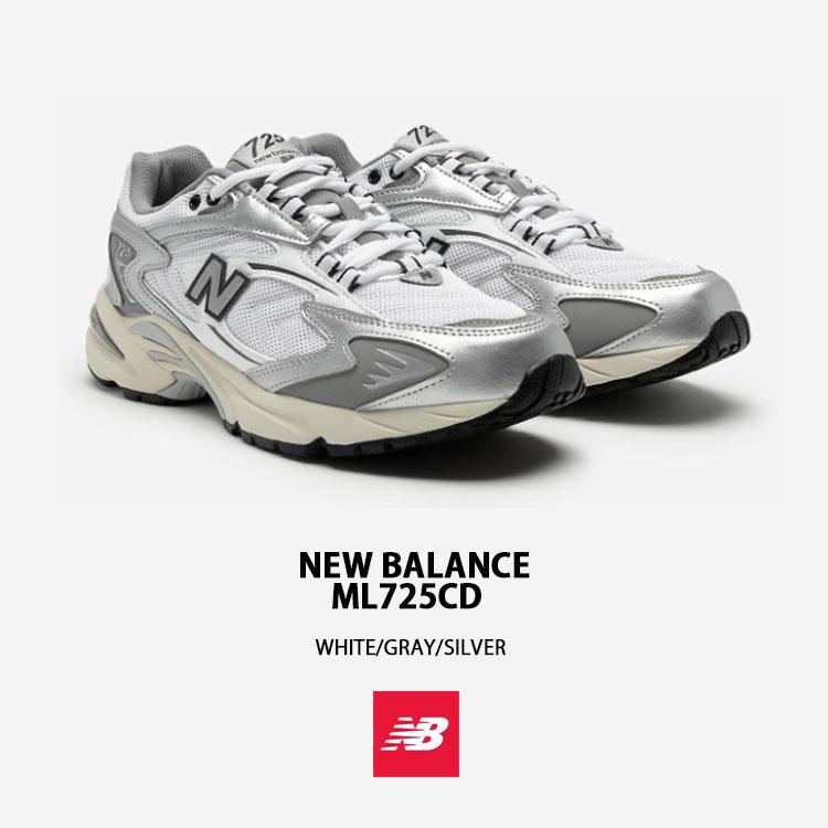 New Balance（ニューバランス） スニーカー ML725CD WHITE GRAY SILVER